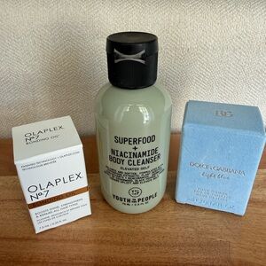 Set of 3 travel size luxury items